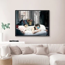 Audrey Hepburn colazione poster e stampe moda Wall Art Canvas Painting Vogue Vintage Pictures Salon Home Room Decoration