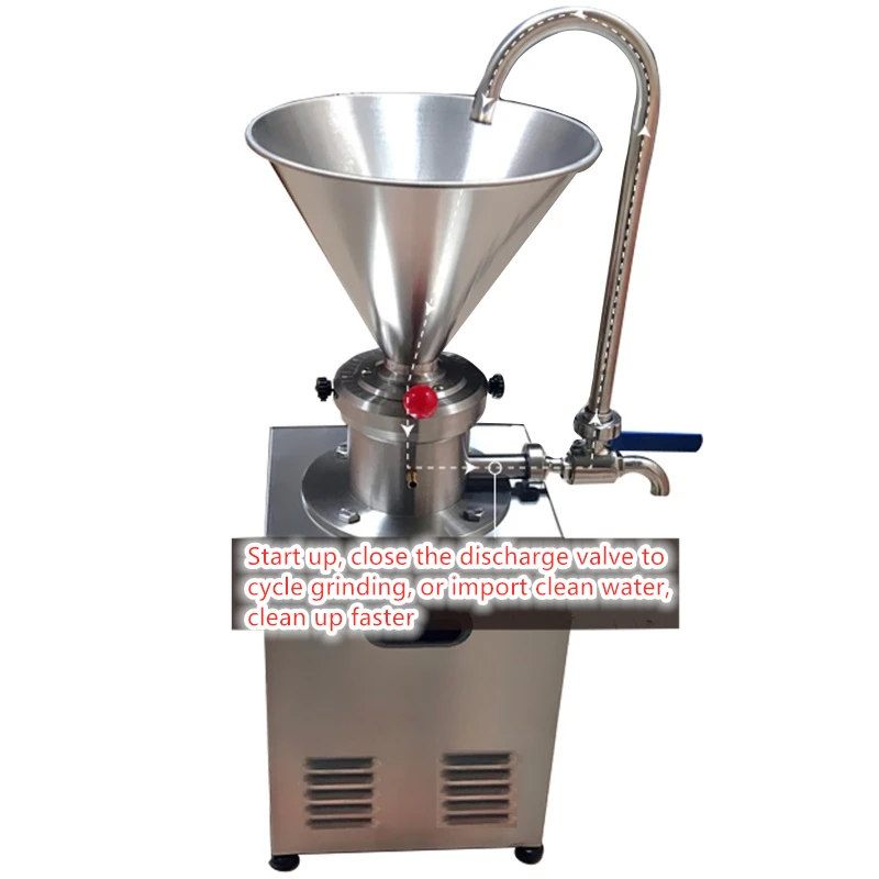  Commercial sesame almond paste maker  colloid mill electric  peanut butter machine