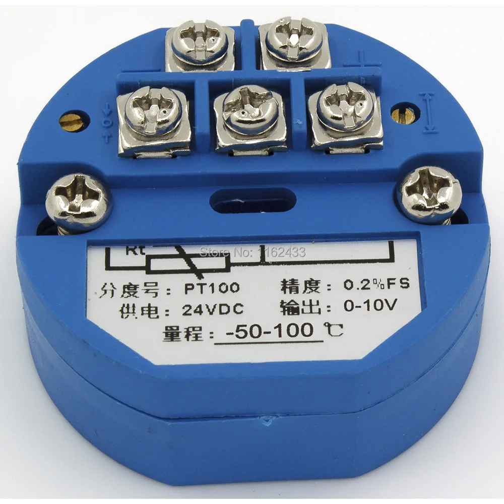 

FTT01 0-10V output PT100 temperature transmitter module SBWZ temperature amplifier templifier begin with -20 -50 degree