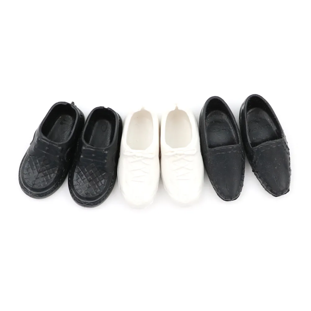 3 Pairs /Set Fashion Doll Shoes Heels Sandals For Ken Dolls Accessories