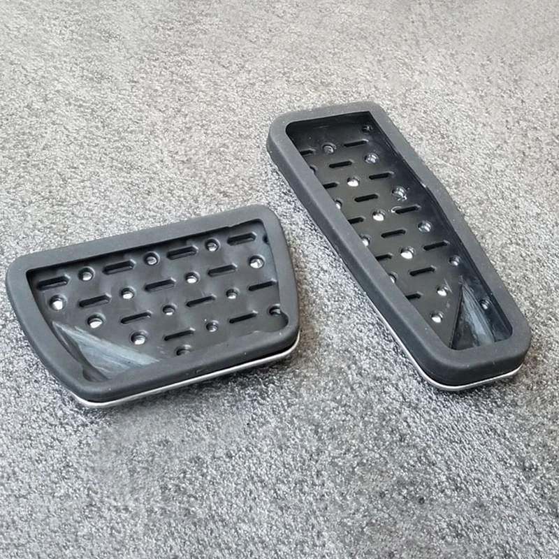 Stainless Steel Car Accelerator Pedal Brake Pedals Non Slip Cover For Jeep Wrangler JL 2018-2020 2021 JK 2007-2017 Accessories
