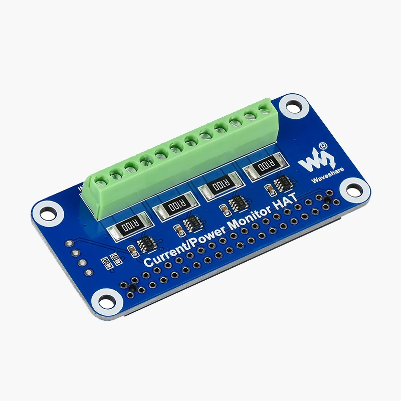 Current/Voltage/Power Monitor HAT  Consumption Monitoring Meter for Raspberry Pi 4/3/2 , I2C/SMBus 4-ch