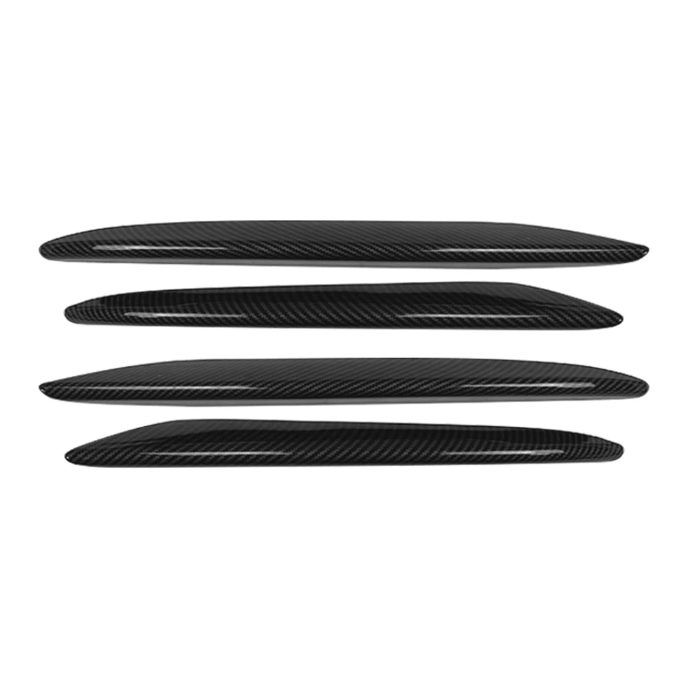 4Pcs Car Front Fog Light Decorative Cover ABS Trim For Mercedes Benz E-Class W213 E200 E300 E260 2016 2017 2018 2019 2020