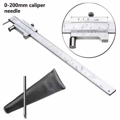 Vernier Caliper 0-200mm with Carbide ETOPOO