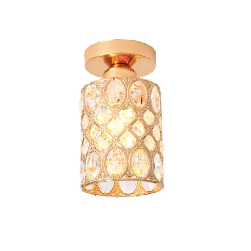 

Nordic Personalized Crystal Ceiling Lamp Romantic And Creative Modern Light Corridor Porch Balcony G-7001