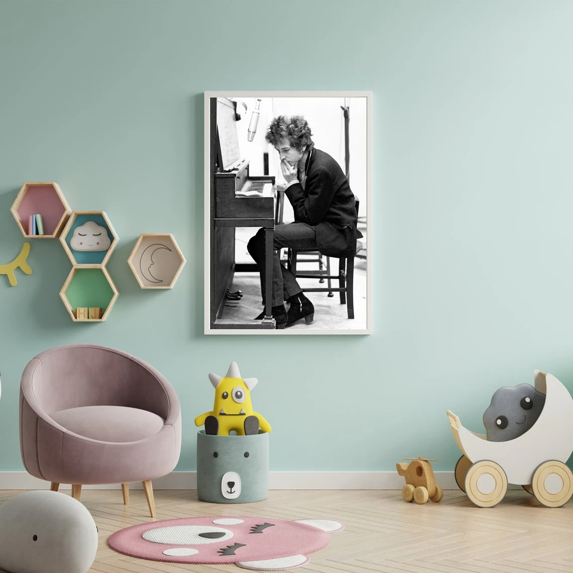 Bob Dylan Story Pop Music Singer Music Star Poster Art Print Canvas Painting Wall Pictures Living Room Home Decor (No Frame)