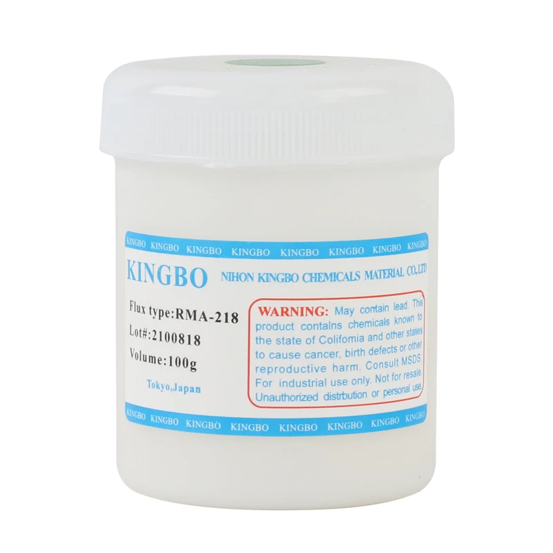 KINGBO RMA -218 No-Clean BGA Reballing Solder Ball Repair Solder Soldering Flux Paste 100g