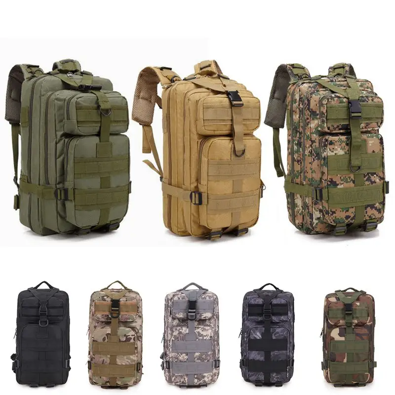 

Camouflage Molle Shoulder Backpack Tactical 3P Shoulder Bag Travel Backpack Outdoor Hiking Hunting Backpack Camping Equipment