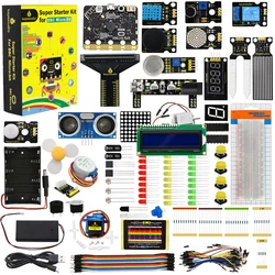 Keyestudio Microbit V2 Super Starter Kit for BBC Micro:Bit Kit STEM Programming DIY Learning Kit School Students DIY Project Kit