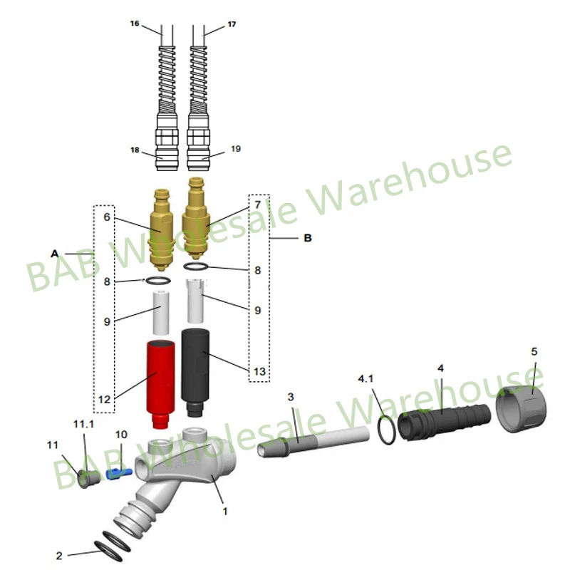 Electrostatic Powder Coating Machine Injector Pump  Replacement of Gema coating machine IG06 powder Pump 1007780