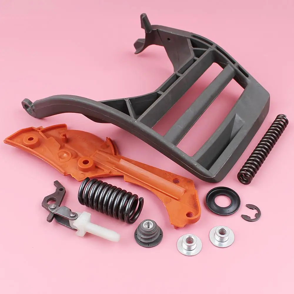 Chain Brake Handle Cover Sleeve Knee Joint Kit For Husqvarna 362 365 371 372 372XP Chainsaw 503 76 49-03 w Mount Screws