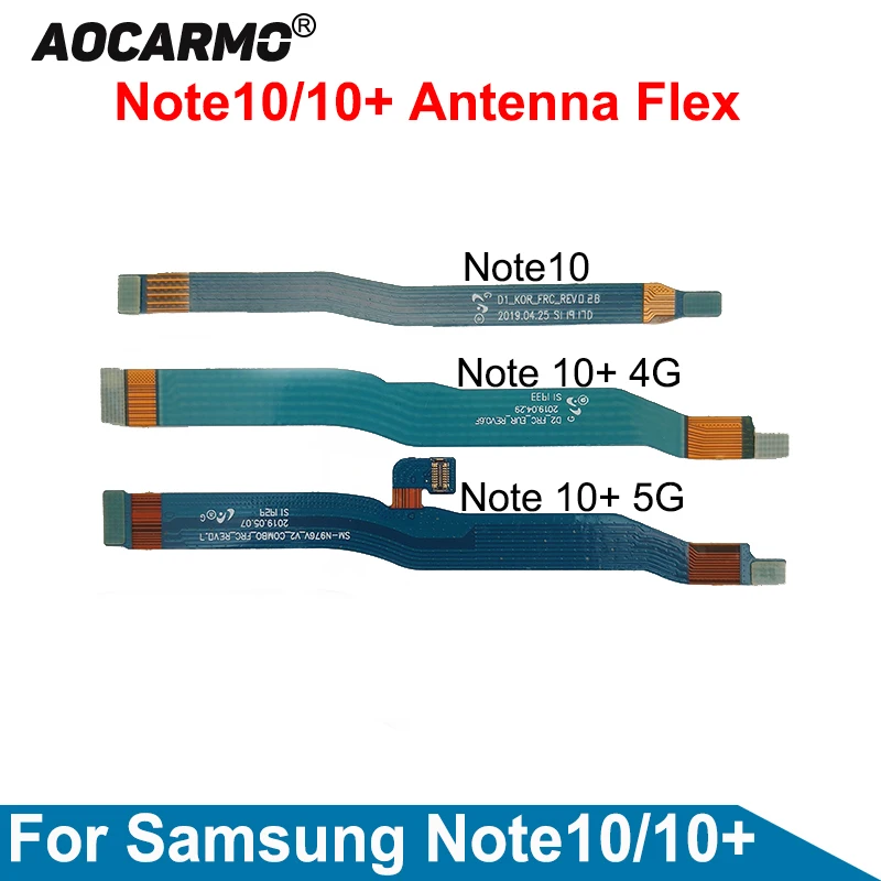 Aocarmo For Samsung Galaxy Note10 10+ 10 Plus 4G 5G Wi-Fi Signal Antenna Main Board Connector Motherboard Connection Flex Cable