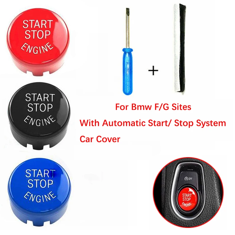 Car Engine Start Stop Button Replace Cover Switch For BMW F G Sites F20 F21 F22 F23 F30 F34 F10 F18 F12 F07 F01 F02 F48 F25 F26