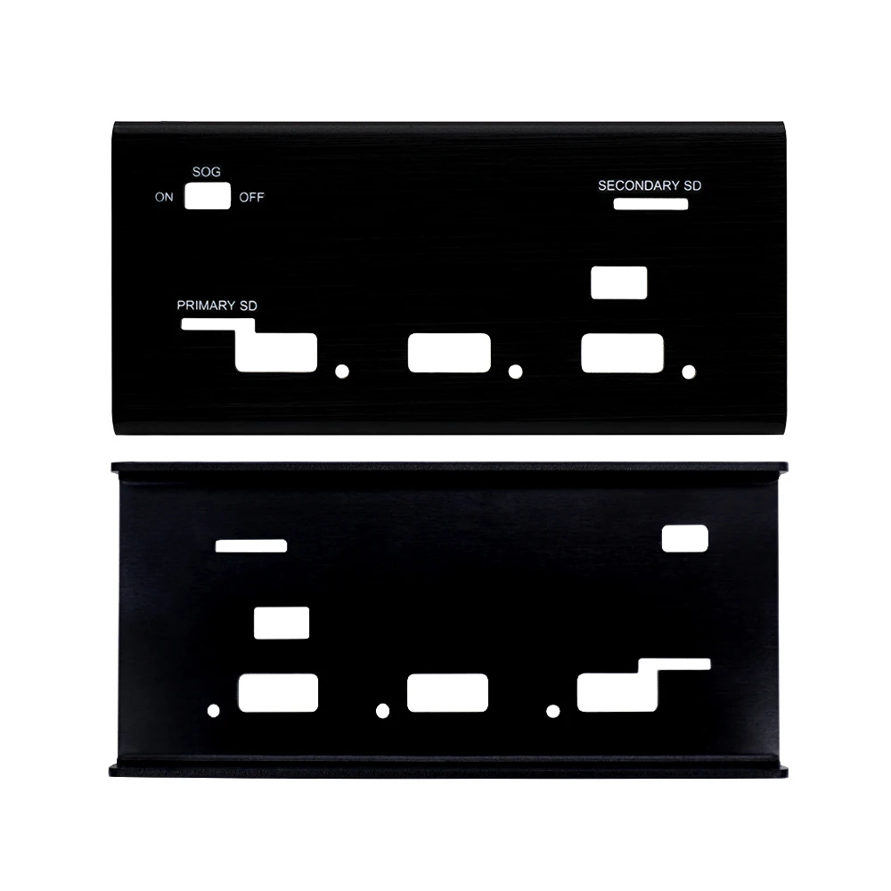 Metalowe etui BitFunx dla Mister FPGA zestaw kombinezon do DE10-Nano płyty głównej/v6.1 I/O deska I nowy Mister Hub USB