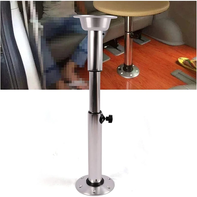 Rv Table Leg Accessories Rv Yachts Ship Table Modified Parts Lifting Table Legs Stepless Lifting Table Legs With Mount Base Part