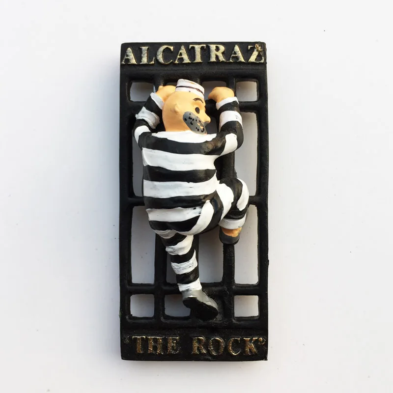 California Magnets San Francisco Alcatraz Island 3d Fridge Magnets Tourist Souvenirs Magnetic Refrigerator Stickers Hand Gifts