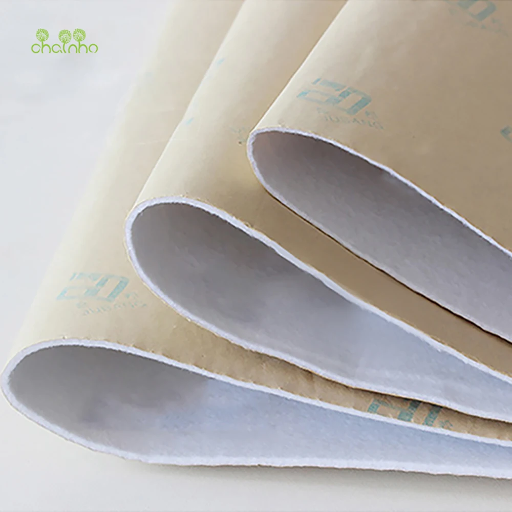 Chainho,DIY Self-Adhesive Thick  Interlining Fabric,No Ironing,DIY Handmade Bag Sewing Quilting Auxiliary Material,50x100cm/Pcs