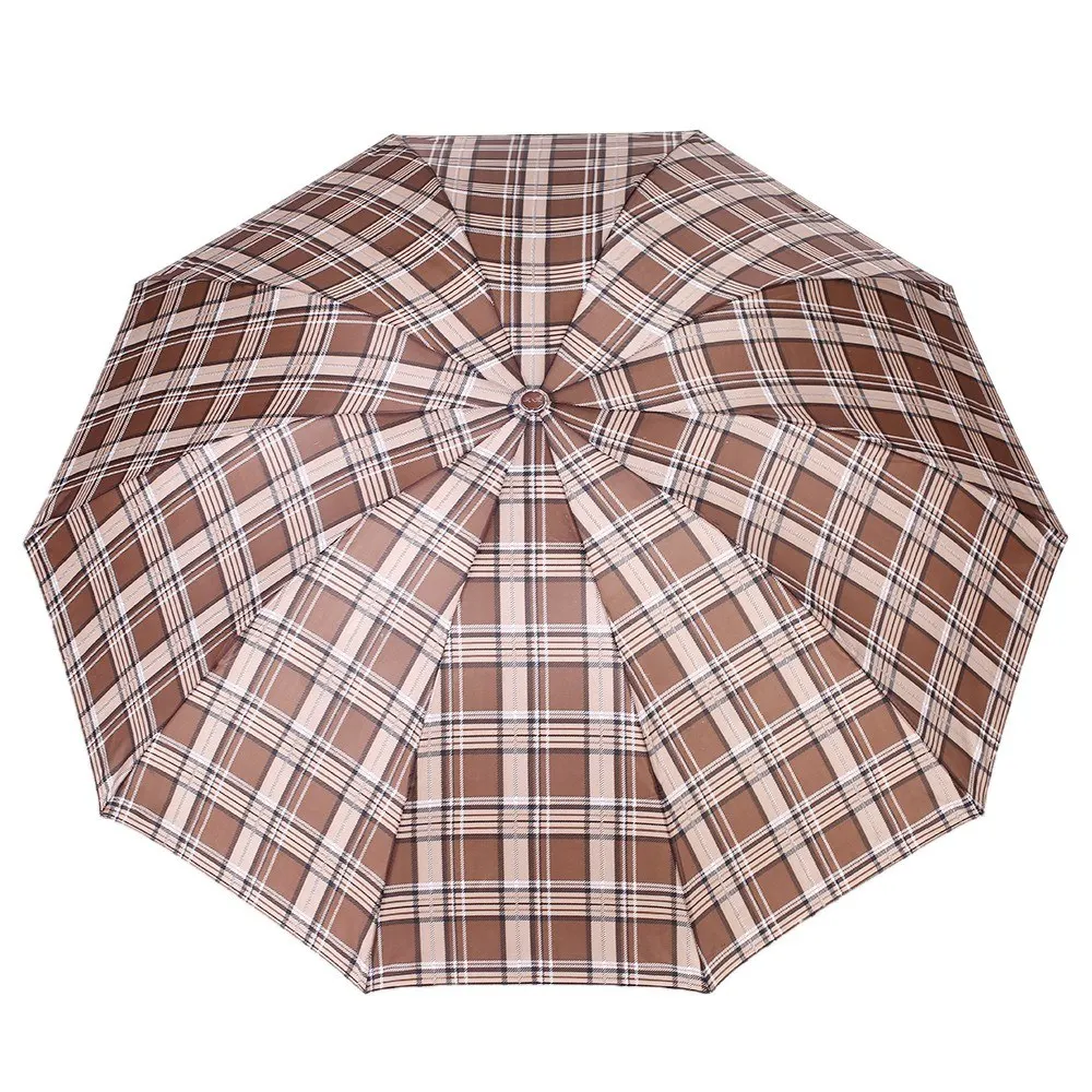 Guarda-chuva de viagem dobrável grande de 42 polegadas portátil