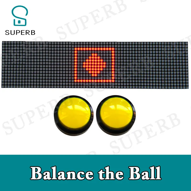 Superb escape room prop balance the ball keep the ball staying in the square frame for a period of time to unlock screen prop