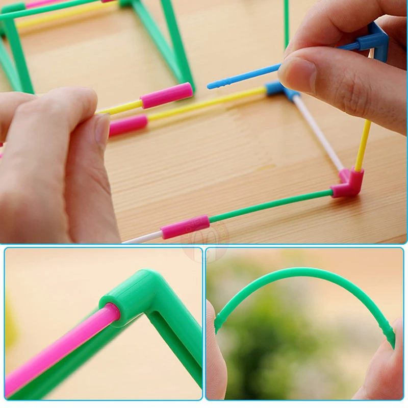 Montessori oyuncak birincil matematik çocuklar çocuklar için sayma oyuncaklar eğitici çocuklar için 1 ila 3 matematik ABS katı geometri modeli
