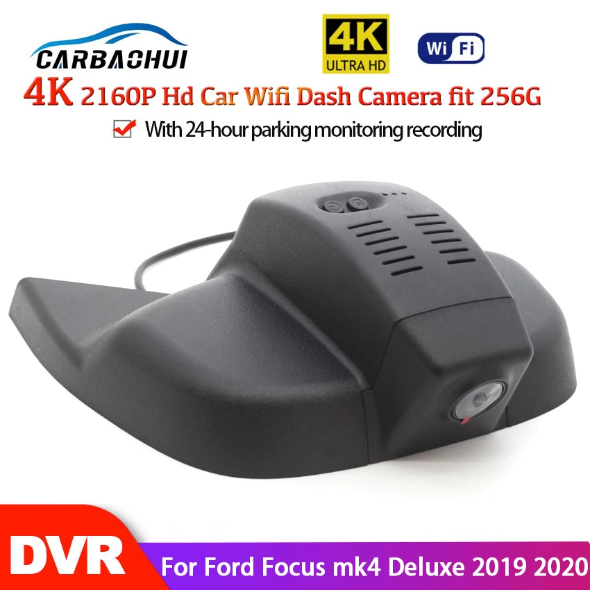 New ! 4K Car DVR Wifi Video Recorder Dash Cam Camera Night vision full hd 2160P high quality For Ford Focus mk4 Deluxe 2019 2020