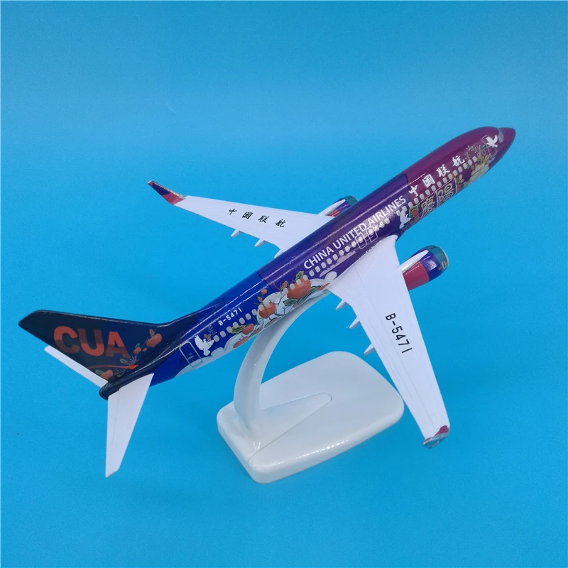 20CM 1:400 Scale 737 B737 model CUA airline Airways with base alloy aircraft plane collectible display collection