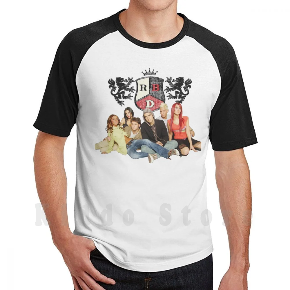 Rbd La Familia T Shirt Men Cotton Cotton S-6xl Rbd Rebelde Live Concert Anahi Dulce Maria Maite Perroni Christian Chavez Poncho