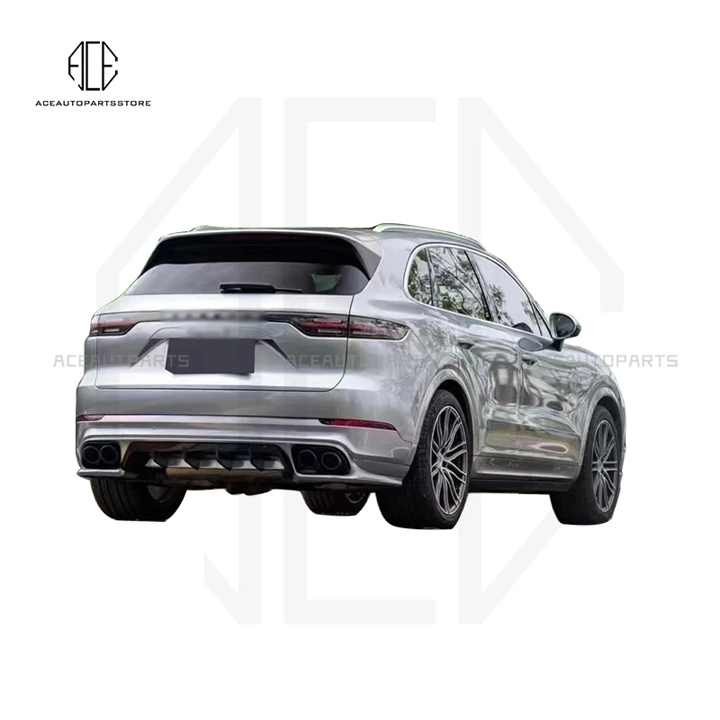 For Porsche Cayenne Turbo 9Y0 Body Kit Front and Rear Bumper Lip Diffuser Wheel Eyebrow High Quality