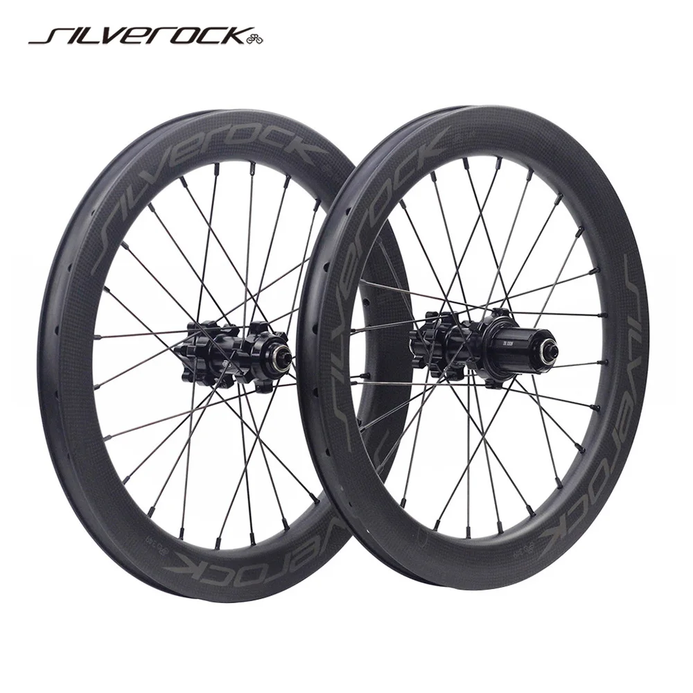 

SILVEROCK SR38C Carbon Wheelset 16in Plus 349 18in 355 Disc Brake for Fnhon GUST K3 plus Folding Bike Urban Bicycle Wheel