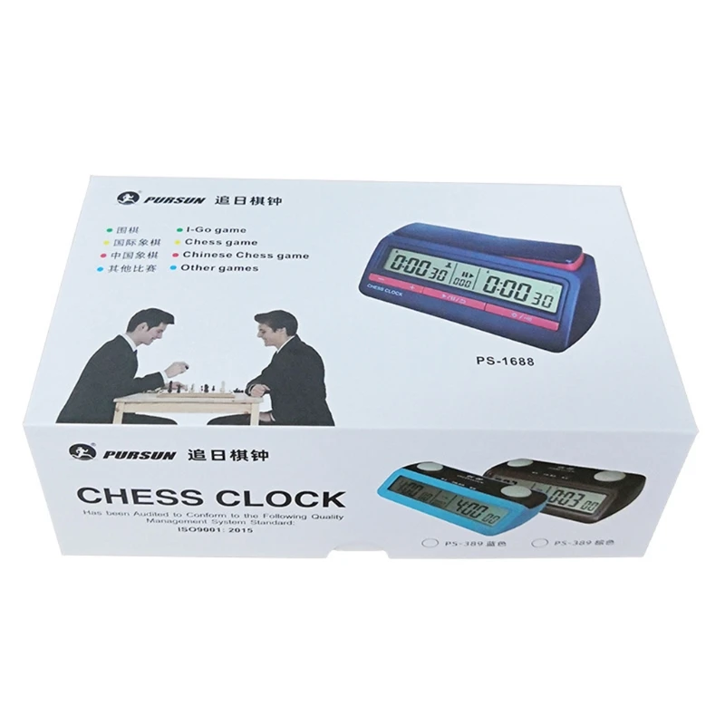 Advanced Chess Digital Timer Chess Clock Count Up Down Board Game Clock Chess games Electronic Alarm stop timer