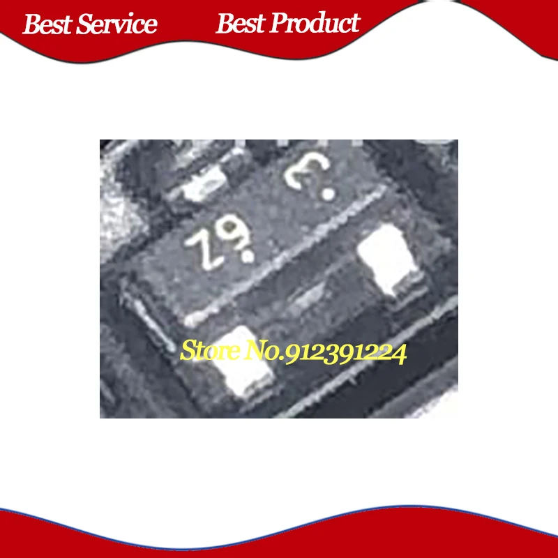 10 piezas LBZX84C10LT1G Z9 SOT23 10V nuevo y Original en Stock