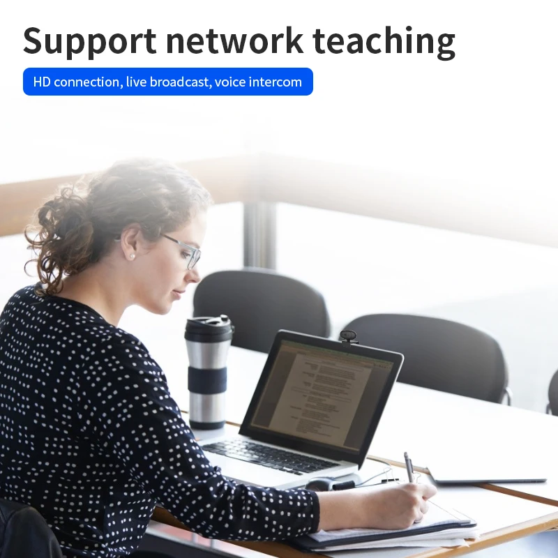 Mini cámara Web PC02, 1080P HD, Boracast, 360 giratorio, USB, Horizontal, para ordenador, Pc, portátil, Youtube