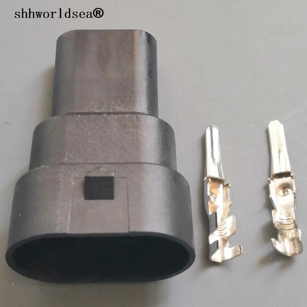 

shhworldsea 2sets 9005 HB3 9006 HB4 H10 Male Connector Socket Kit For Halogen HID Xenon Lamp Plug Adapter