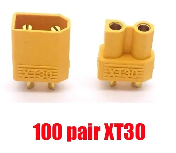 100 paar Hohe Qualität XT60 XT-60 XT 60 XT30 XT90 Stecker Männlich Weiblich Rundstecker Stecker Für RC Lipo Batterie Großhandel Dropship