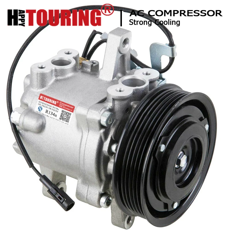 

SV07E AC Compressor For Kubota M135GX GXDT 3P999-00620 3P999-00230 447280-3050 447280-3060 447280-3080 A541-230-0611 16003686101