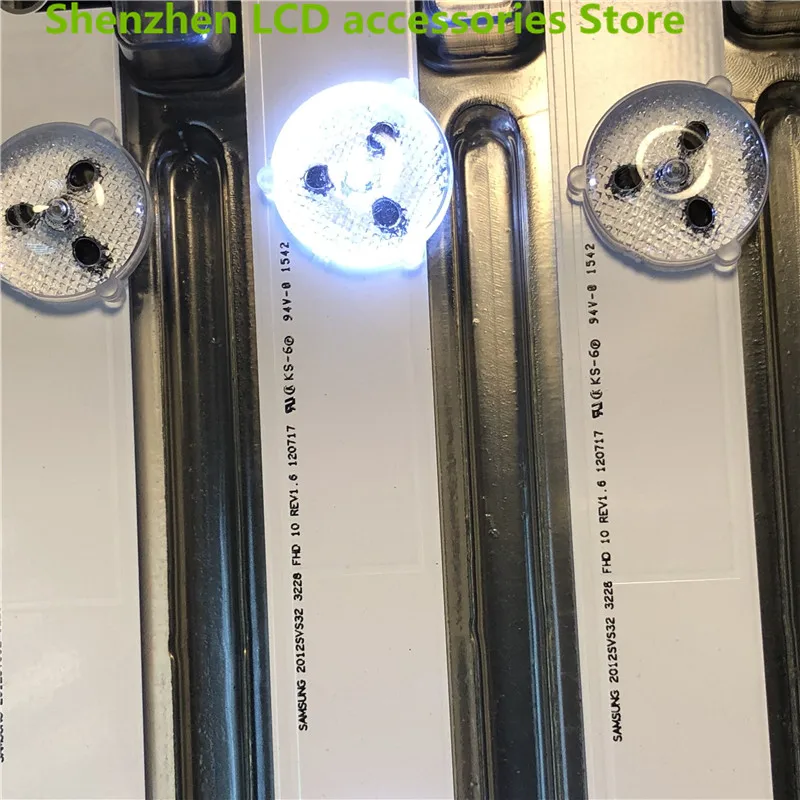 12 шт./лот для светодиодной ленты SAN SUNG 2012SVS32 3228 FHD10 REV1.5 120412, осветительная панель, диаметром 58 см, новинка 100%