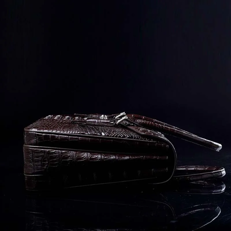 ourui new arrival  crocodile male  men briefcase  business  classic  style men handbag men bag