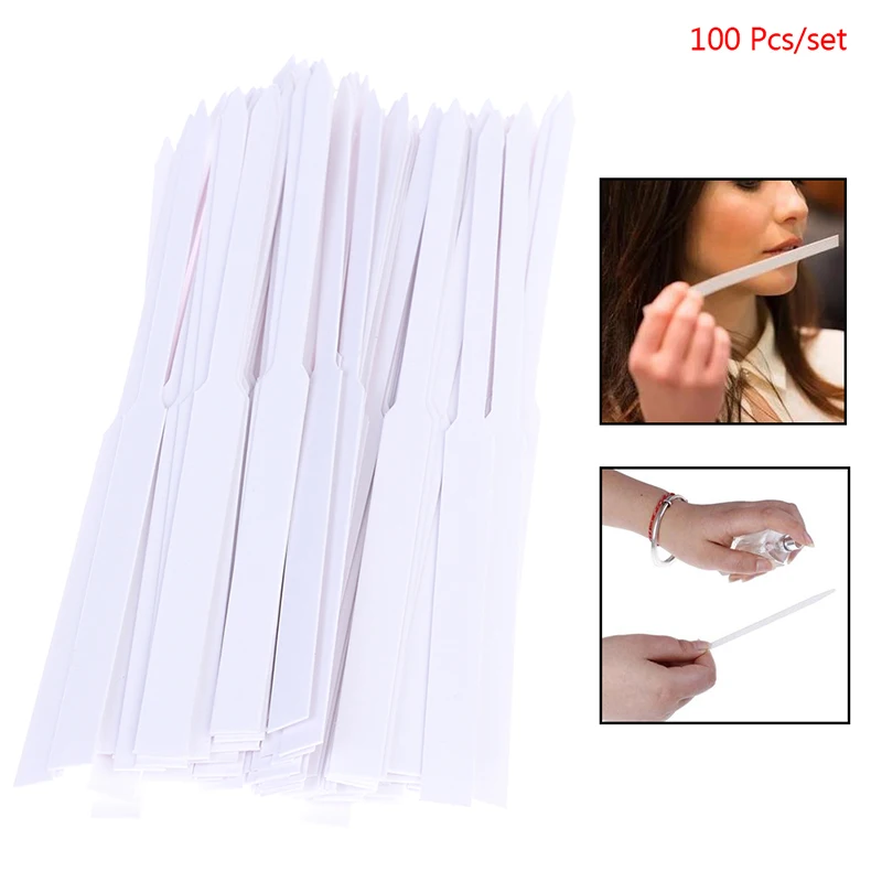 

100pcs/lot White Aromatherapy Fragrance Perfume Essential Oils Test Tester Paper Strips