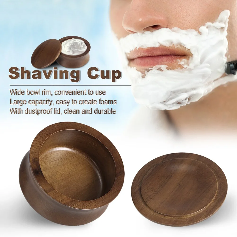 Shaving Travel Shave Soap Bowl Soap Men Dishlid Vintage Shave Travel Shave Soap Bowlswood Mens Badgercup Container