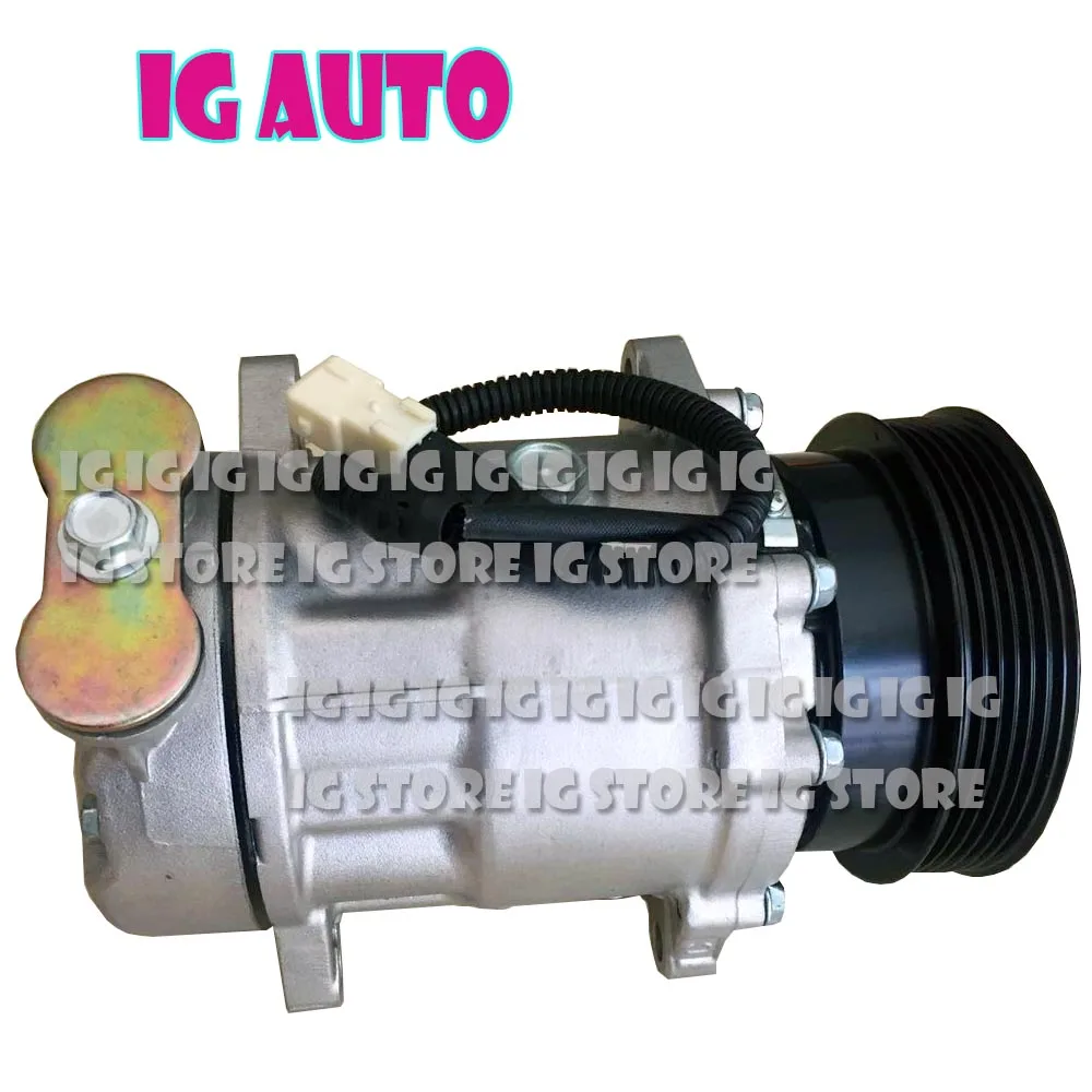 Auto AC Compressor For Citroen C5 C8 3.0 2.0i For Peugeot 406 607 1.8 6453AX 6453GP 6453Z4 9630014080 7700861150B 1209F 1209