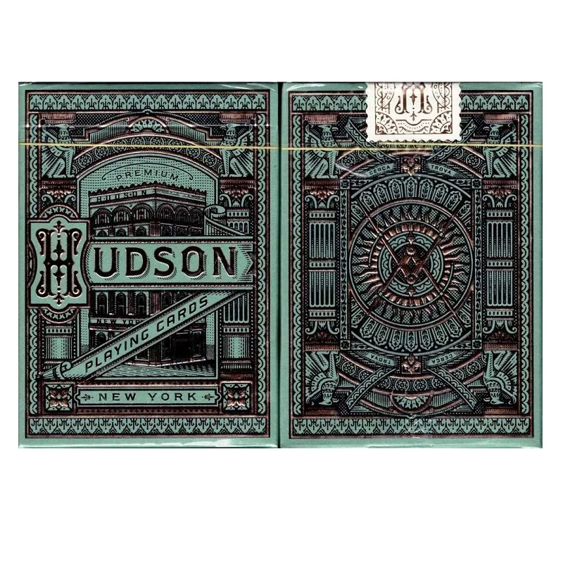 Theory11 Hudson Playing Cards Green Deck USPCC Collectible Poker Card Games