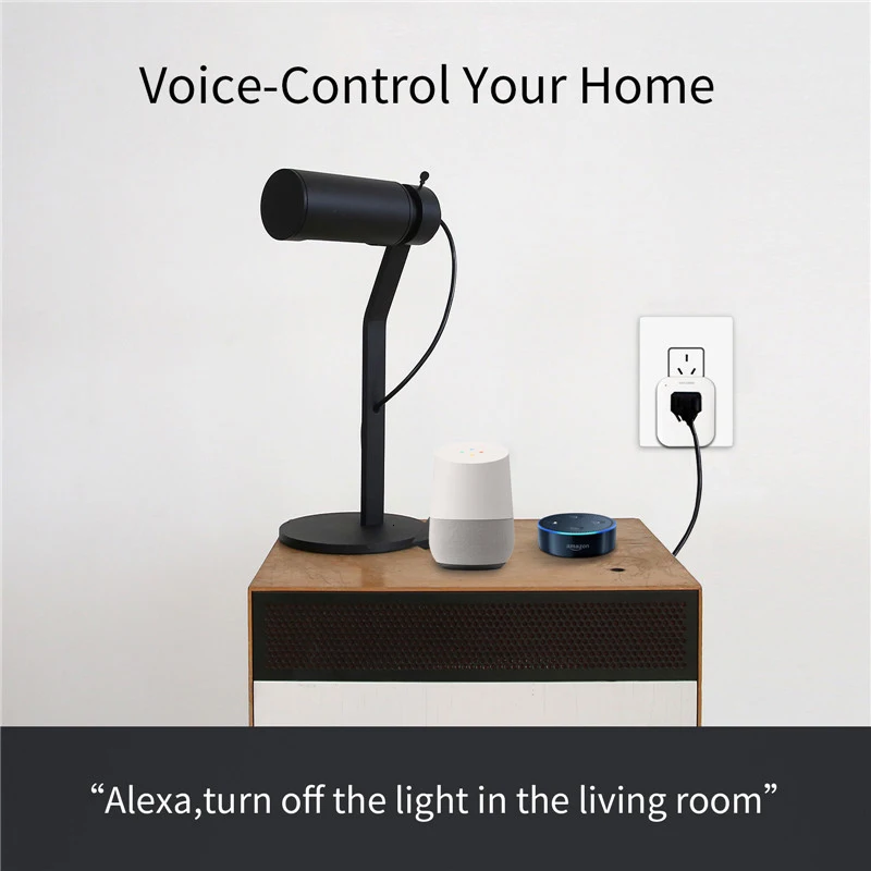 WiFi Smart Socket Power AU Plug Mobile APP Remote Control Work with Amazon Alexa Google Home Energy Monitor No Hub Required