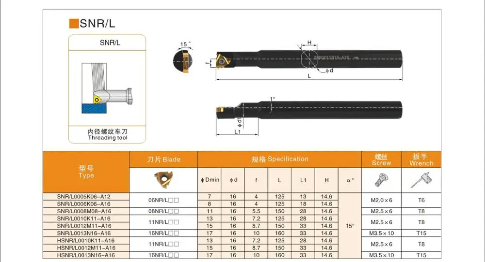 Além de 100% original snl snr SNR0013M16-A16 SNL0013M16-A16 grooving ferramenta titular 16mm cnc torneamento ferramenta titular garantia de qualidade