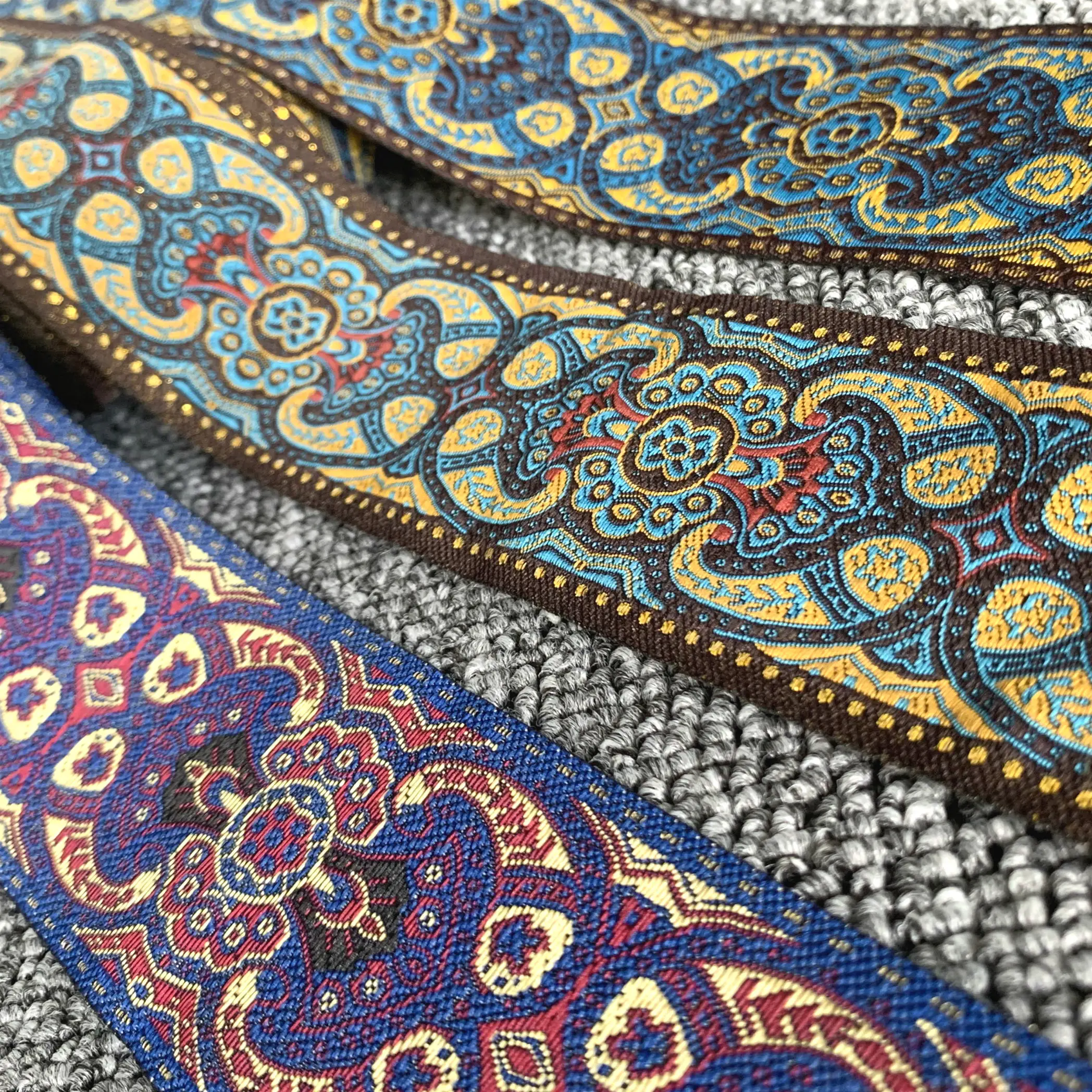 10yards/lots Wide 5cm Woven Jacquard Ribbon Trims Totem pattern for curtain and clothing accessory