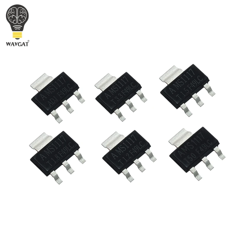 AMS1117 series AMS1117-3.3V AMS1117-ADJ AMS1117-1.8V AMS1117-1.2V AMS1117-5.0V AMS1117-3.3 AMS1117-5.0 Stable voltage power chip