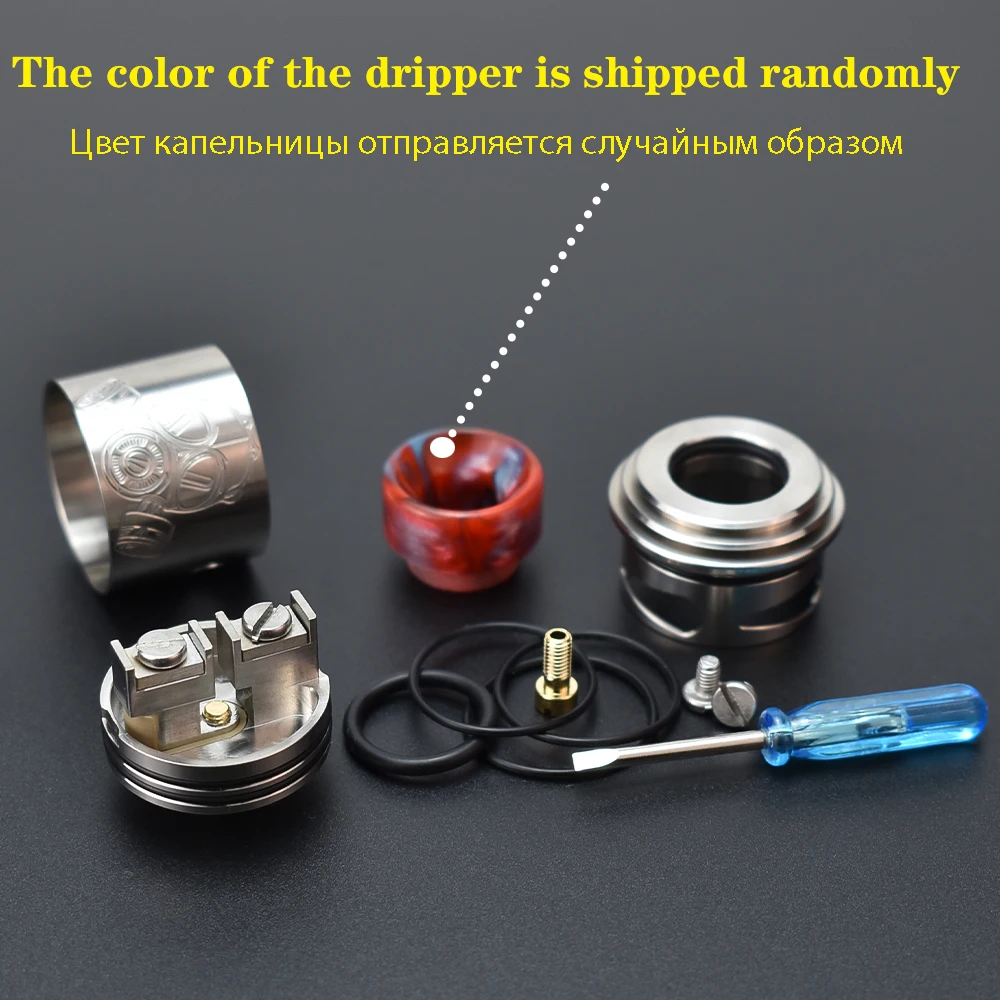 24mm Apocalypse RDA Apocalypse GEN 2 RDA Atomizer RDA 24mm 316 ss Rebuilding Dripping Tank with squonk BF PIN