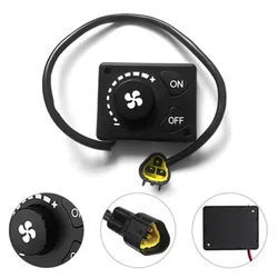Interruttore a manopola rotante per Controller manuale riscaldatore di parcheggio cinese 12V 24V 2KW 5KW per accessori per camion
