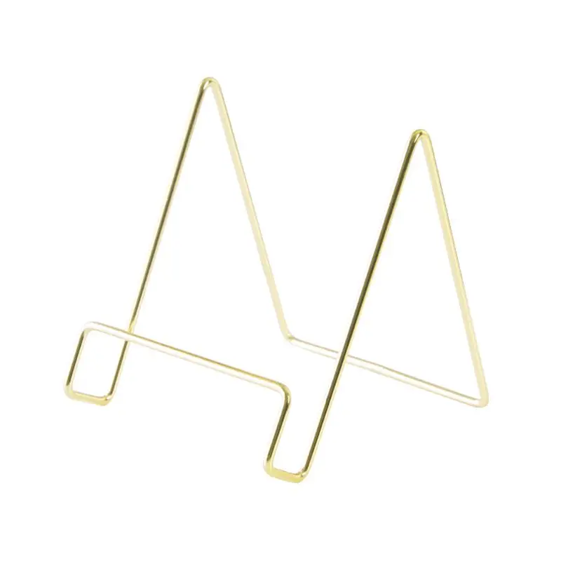 رف تخزين هندسي مبتكر جديد لعام 2022 منظم بسيط من الحديد المطاوع حامل كتب