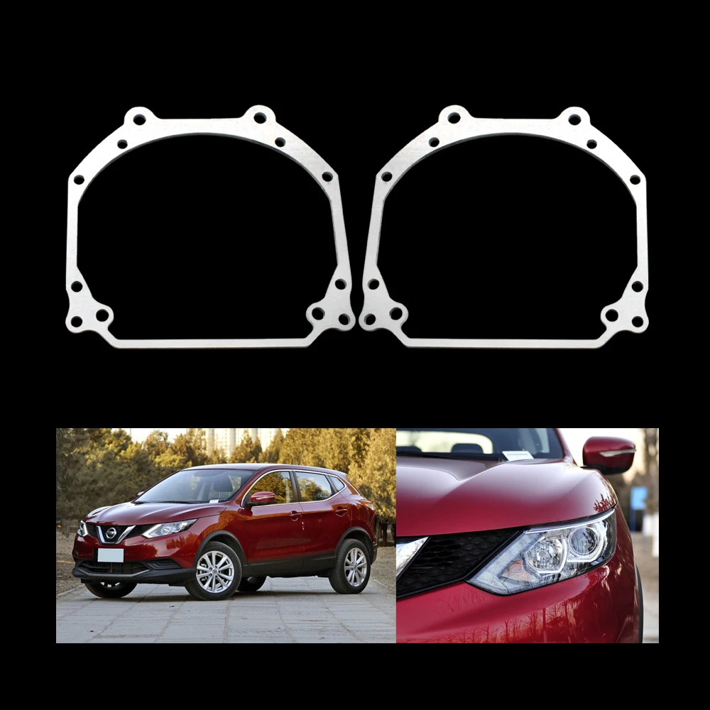 

Taochis Car-Styling Frame Adapter Head Light Bracket Holder for Nissan Quest Hella 3R G5 5 Bi Xenon Projector Lens