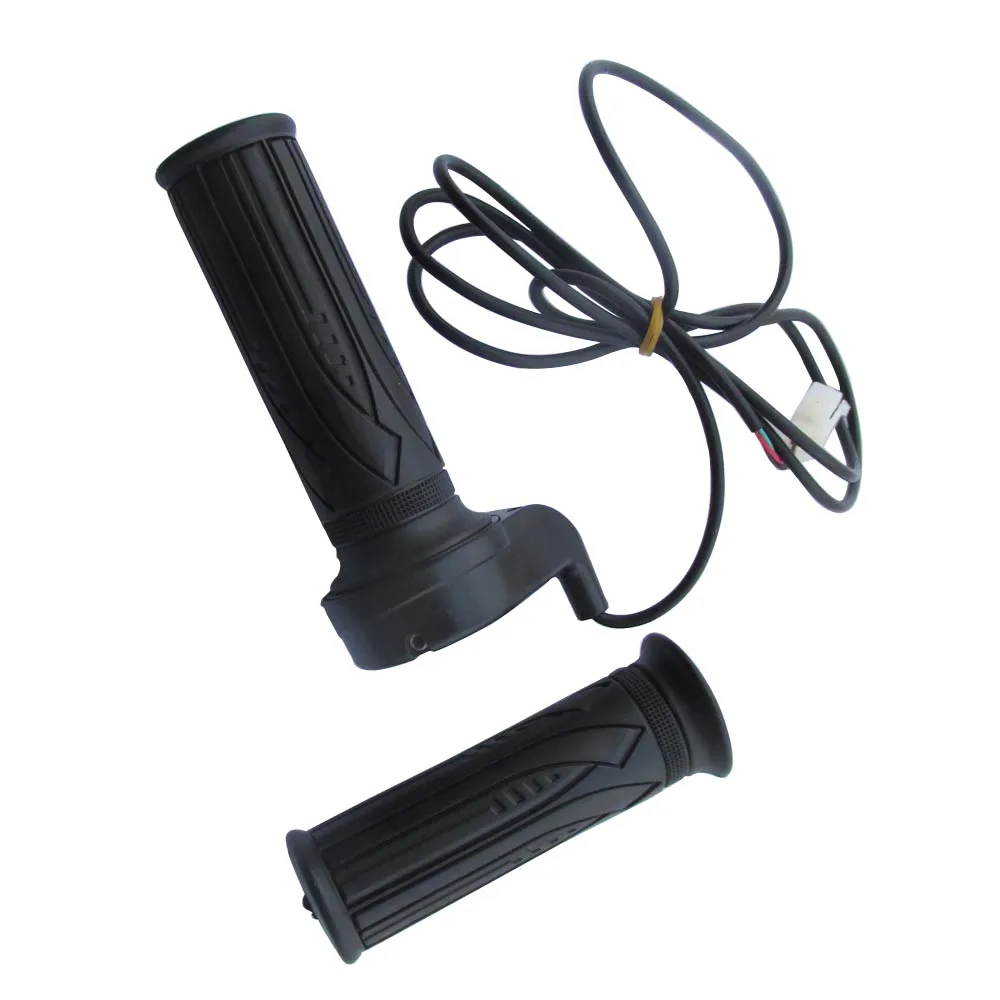 1 Pair Throttle 24V 36V 48V 60V 72V 84V 96V Accelerator Twist Gas Handle for Electric Bicycle/e-bike/Scooter/BLDC Controller